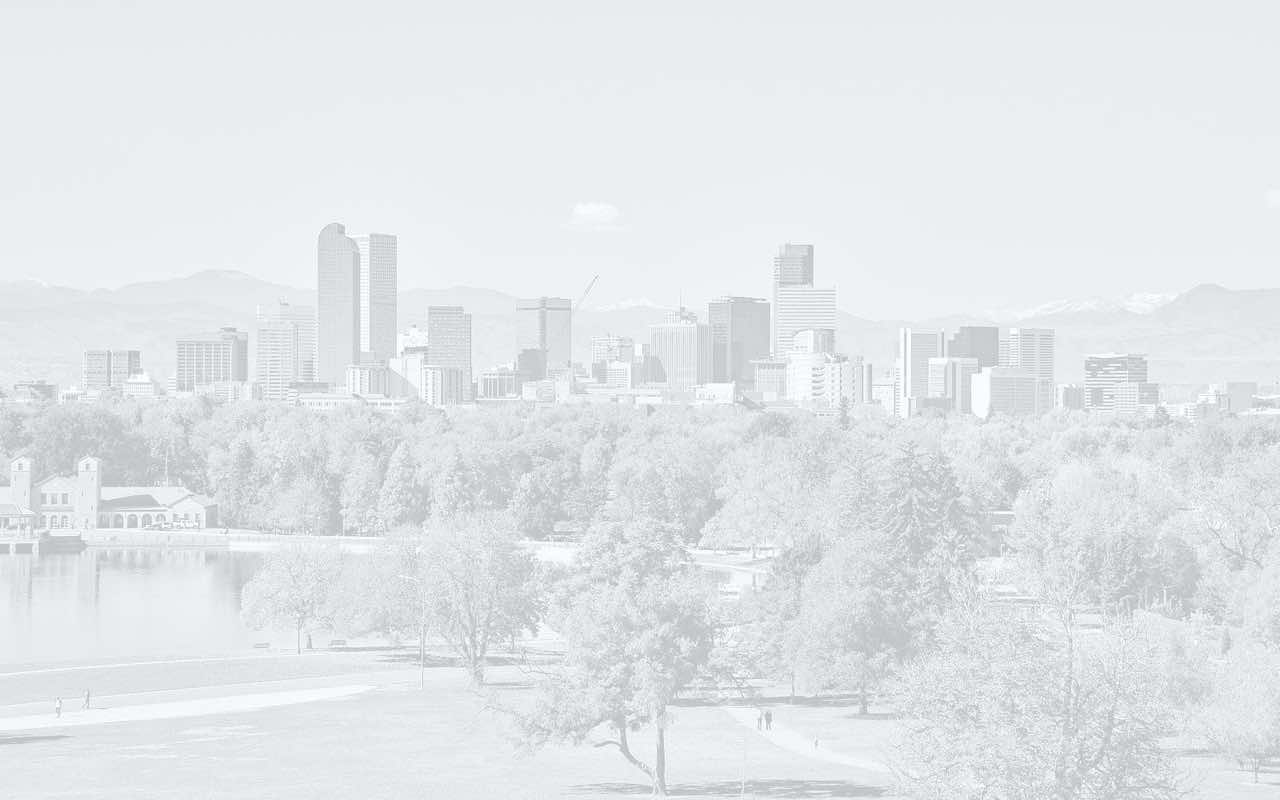Denver skyline backdrop